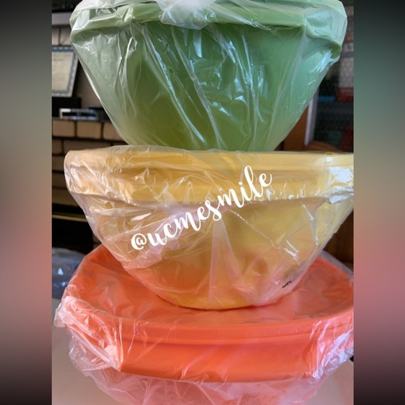 Tupperware Retro Classic Servalier Bowl Tier Set - Picture 2 of 8